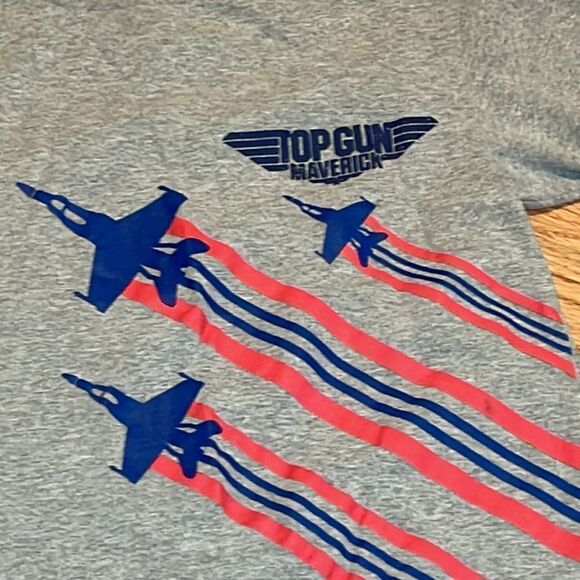 Boys Top Gun Maverick T-shirt XXL 18 - Picture 2 of 4